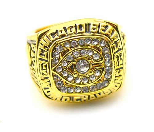 NFL Chicago Bears World Champions Gold Ring - Click Image to Close